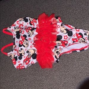 Minnie Mouse one piece bathing suit